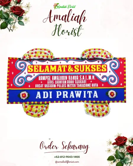 Papan Bunga Ucapan Selamat Pulomulya